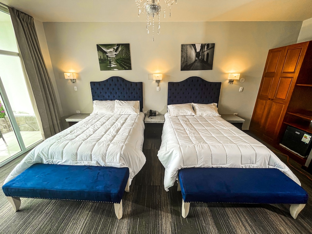 Superior Double Room Single Use, 2 Double Beds, Balcony, Mountain View photo 2
