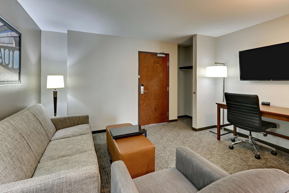 Suite, 1 King Bed with Sofa bed, Refrigerator & Microwave (Hearing Accessible, Upper Floor) photo 2