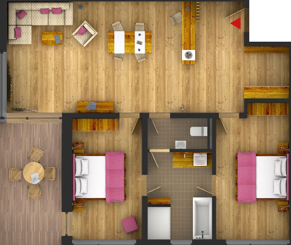 Senior Suite, 2 Bedrooms, Balcony (Narzissenkoenigin), photo 6