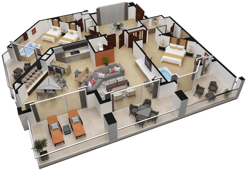 Superior Two Bedroom Presidential Suite