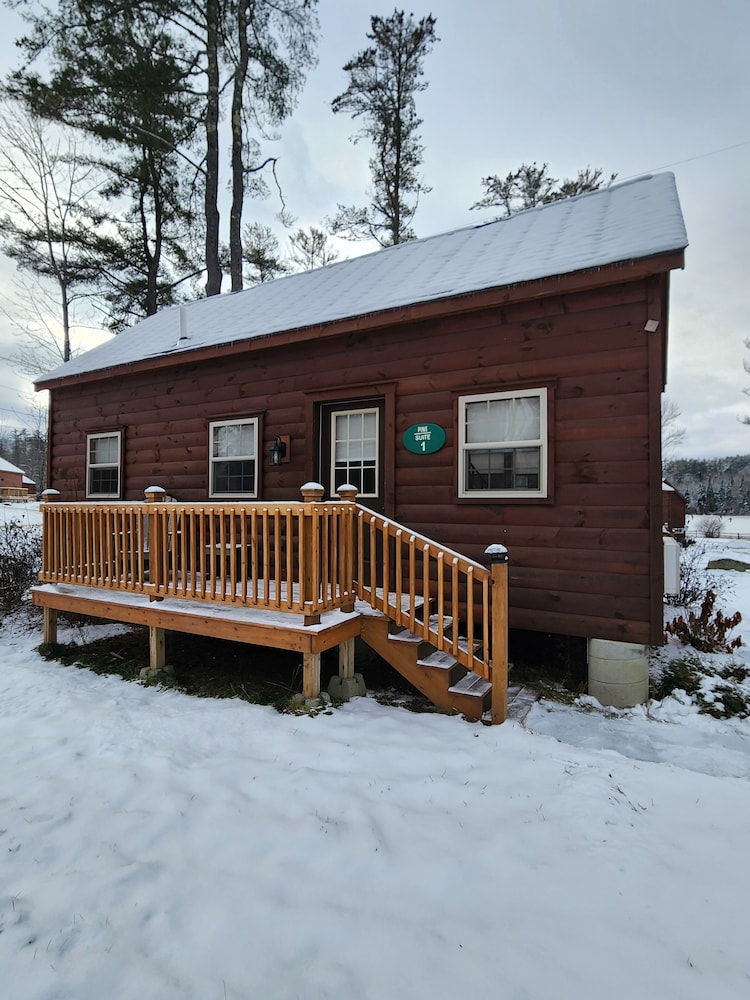 Pine Cabin #1: Charming 1BR Log Cabin