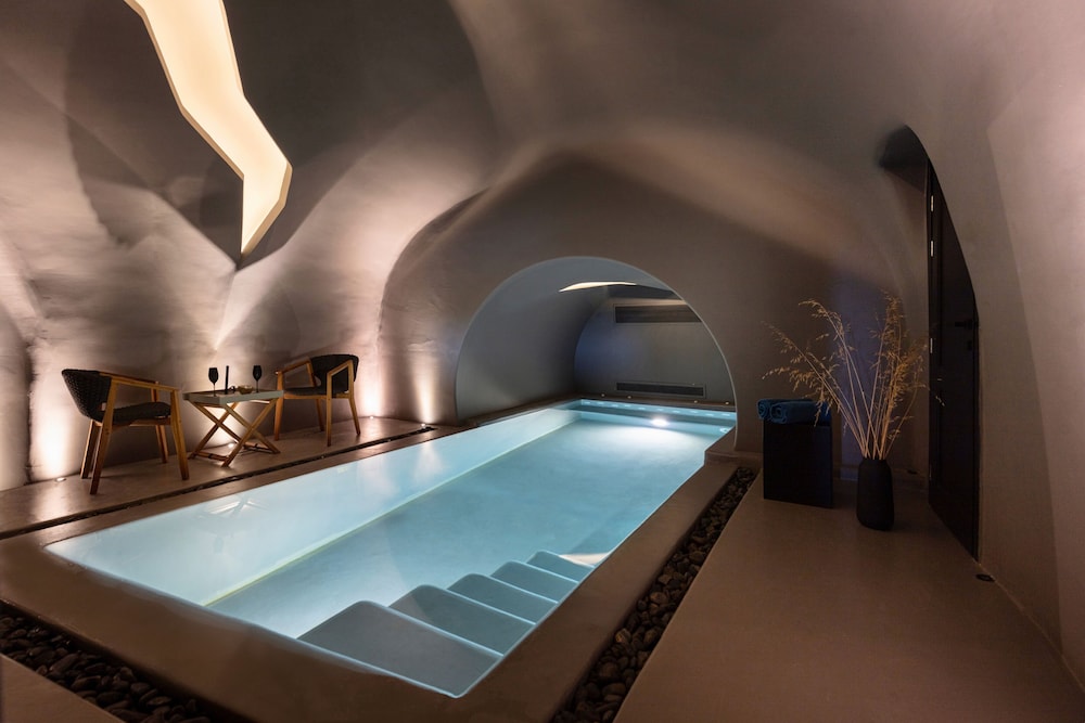 Kivotos Villa Sunset View with Outdoor Hot Tub & Indoor Pool - Photo 11