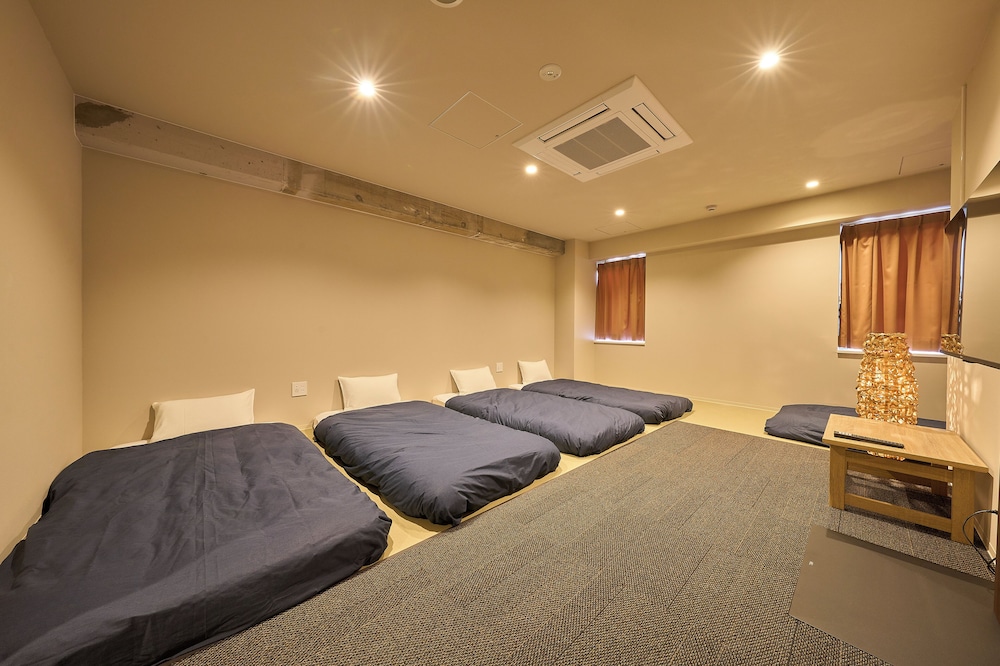 Japanese-Style Room for 5 with Private Shower room, Non Smoking (Futons)