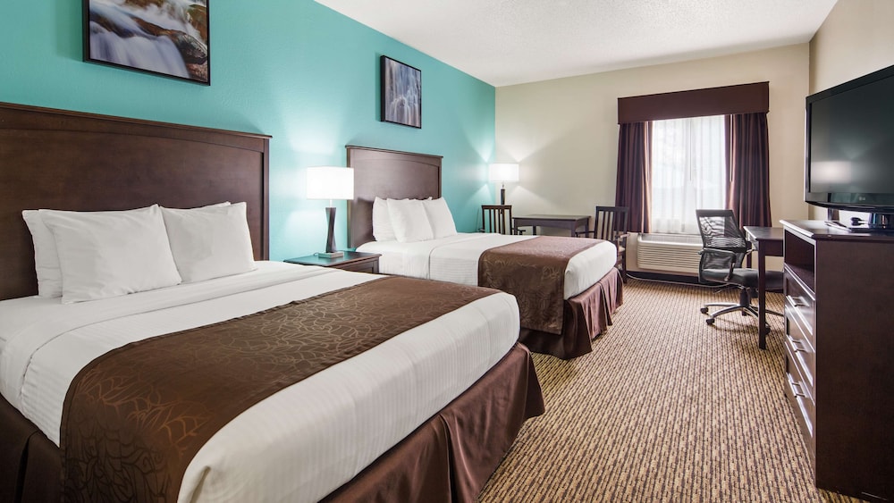 Standard Room, 2 Queen Beds, Non Smoking, Refrigerator & Microwave