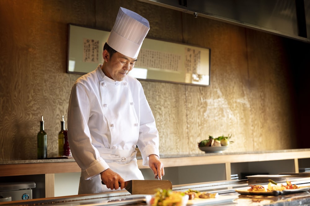 Main Building Japanese Western Room with Indoor Bath, Non Smoking -Teppan Turumi at 17:30