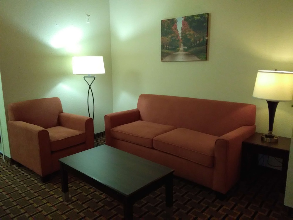 Suite, 1 King Bed, Non Smoking, Refrigerator & Microwave (with Single Sofabed) photo 2
