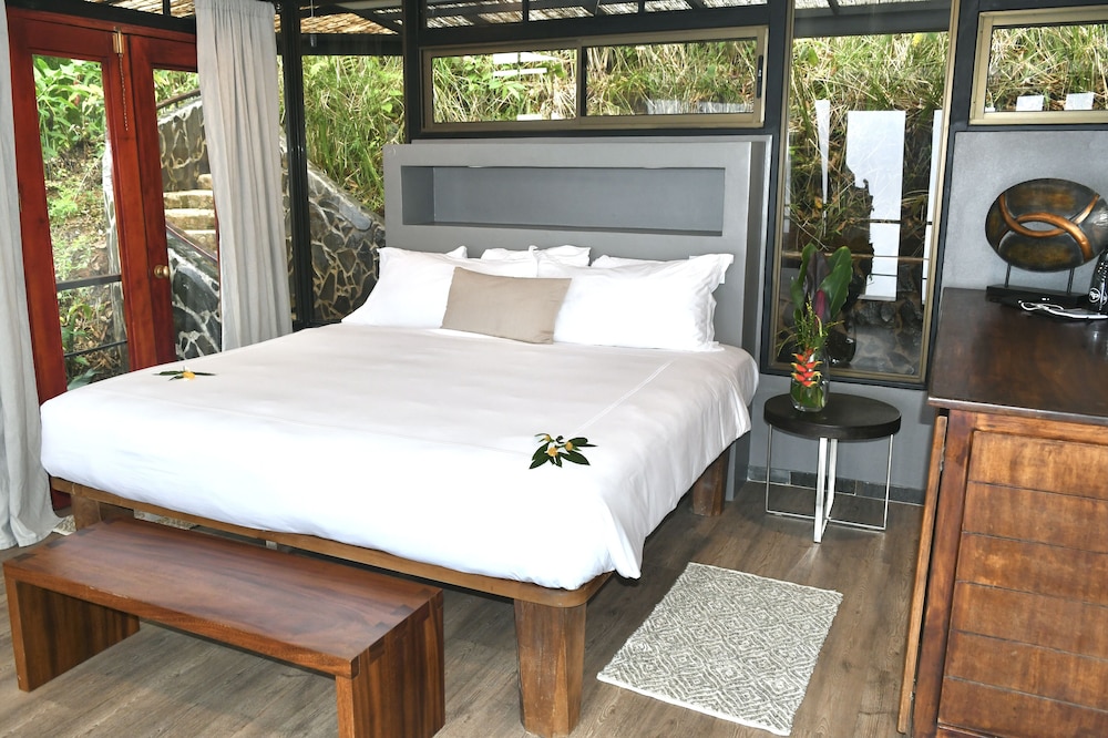 Cabaña de lujo en el árbol, 1 cama King, balcón, vista al océano