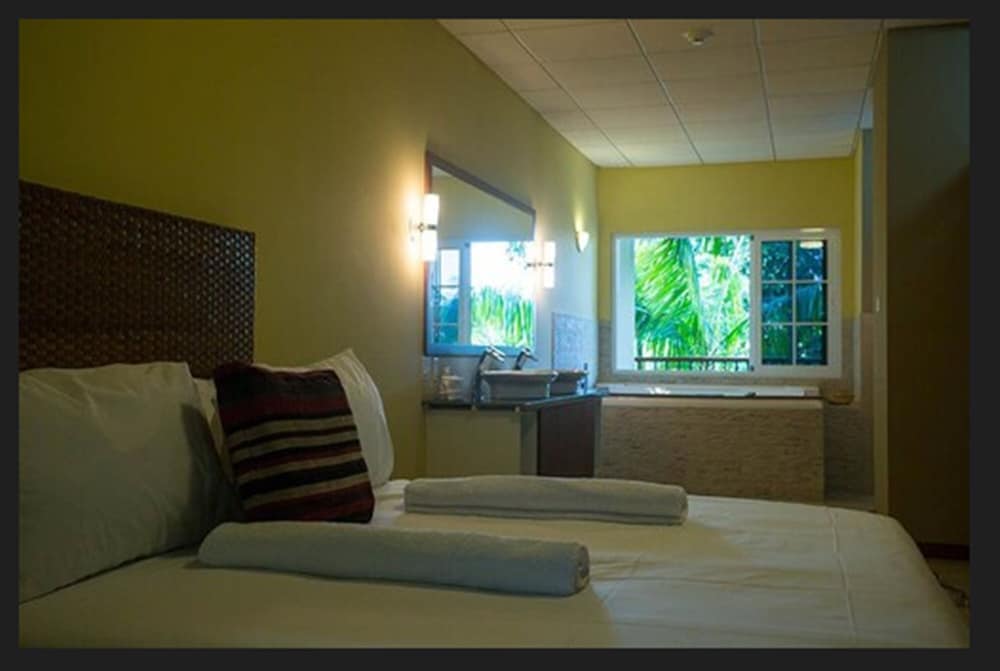 Deluxe Suite, 1 Queen Bed, Non Smoking, Garden View