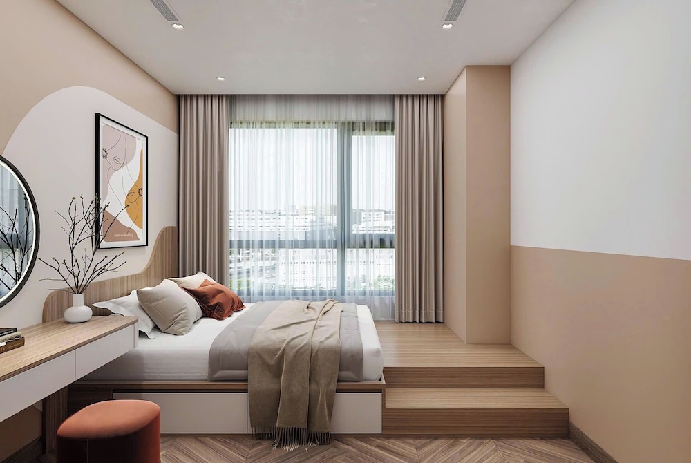 Luxury Apartment, 1 Bedroom, Balcony, City View