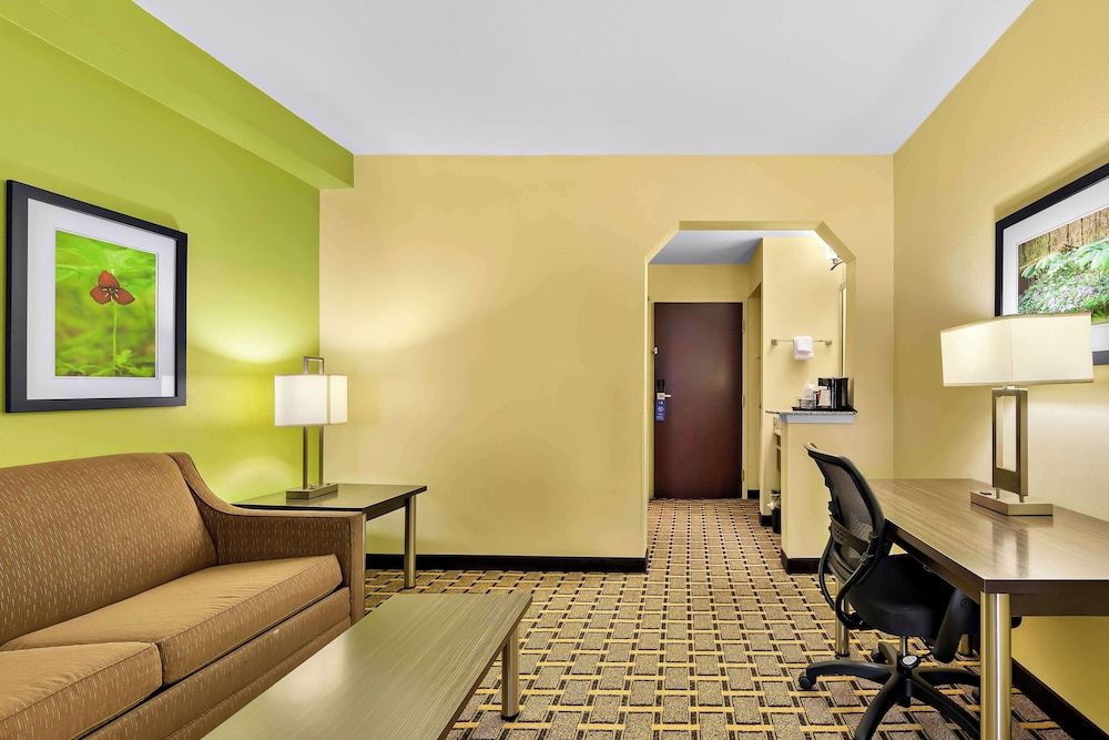 Suite, 1 King Bed, Non Smoking, Refrigerator & Microwave - Photo 4