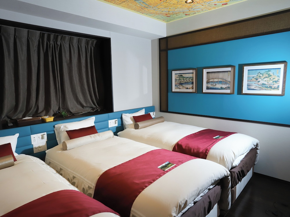 Casual 4 (3 beds+1 loft bed), with Free All-you-can-drink Alcohol (Non Smoking)