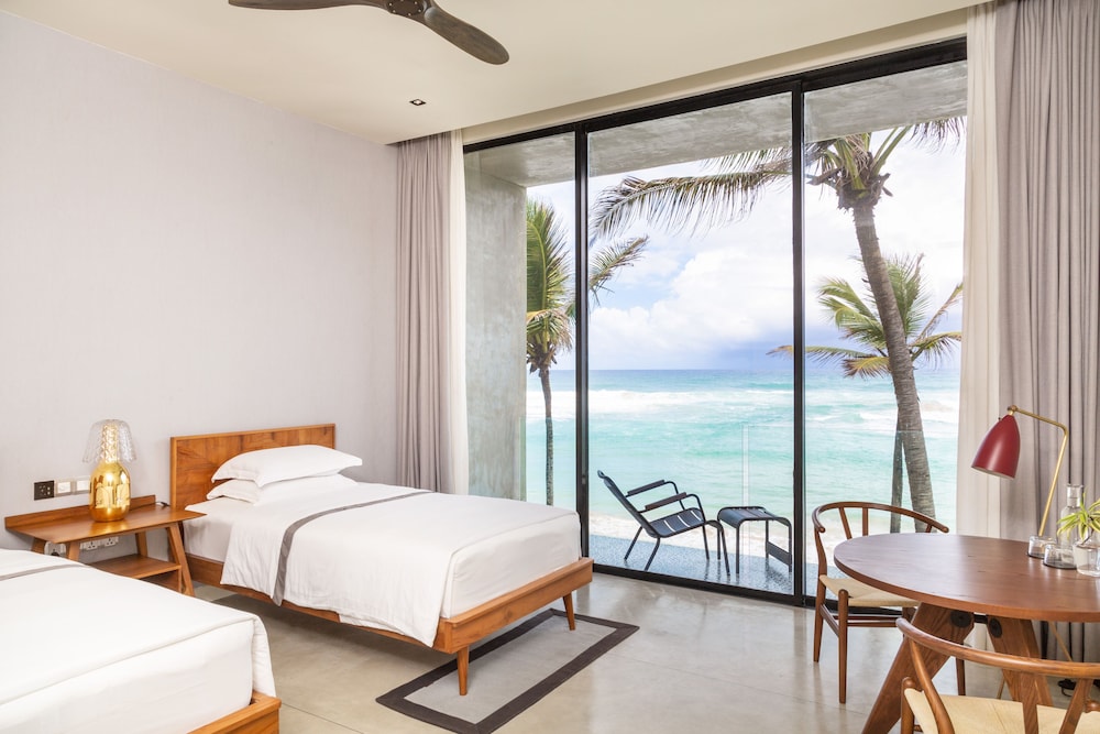Deluxe Zweibettzimmer, 1 Schlafzimmer, Balkon, Meerblick