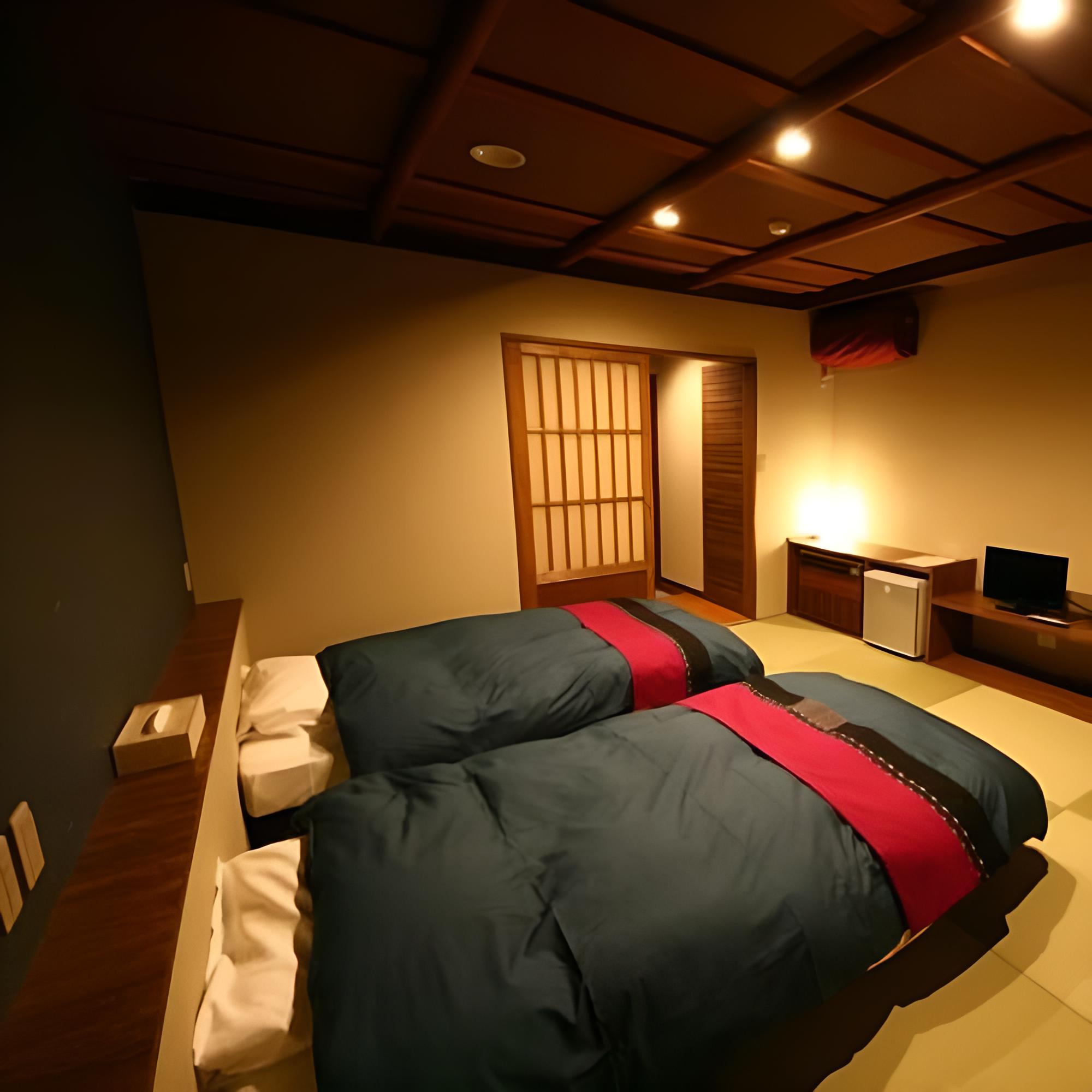 Japanese-Style Twin Room with Shared Bathroom photo 3