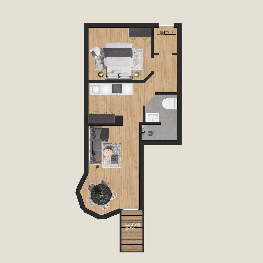 Apartment Souterrain, Terrace, Mountain View