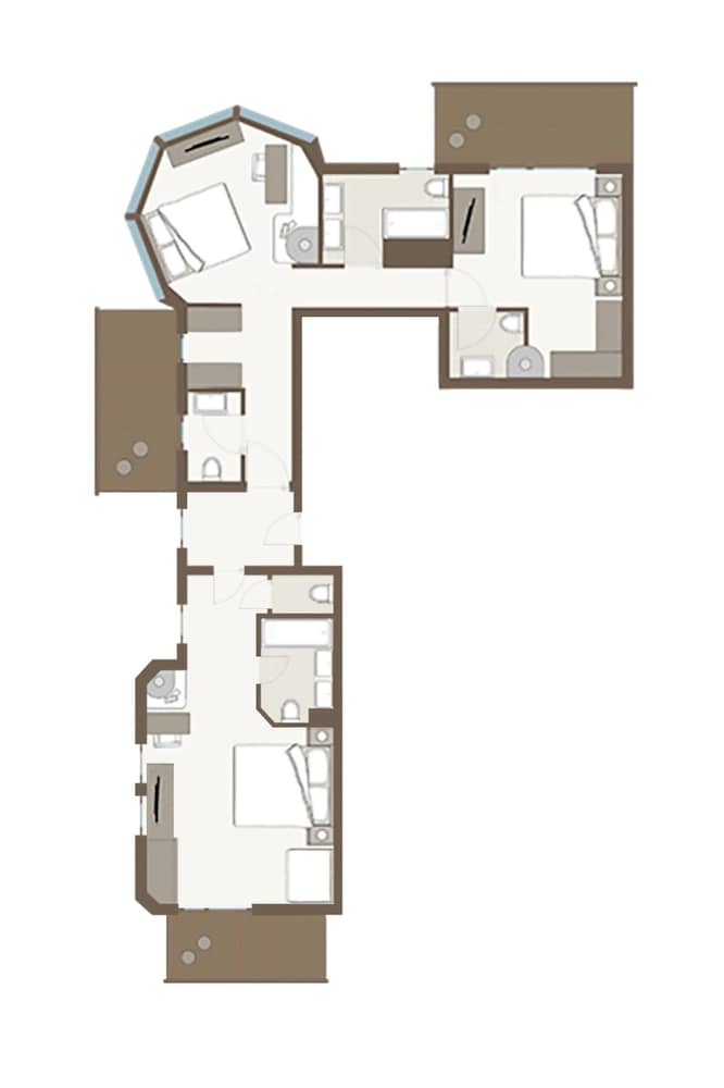 Superior Apartment, 3 Bedrooms, Microwave photo 3