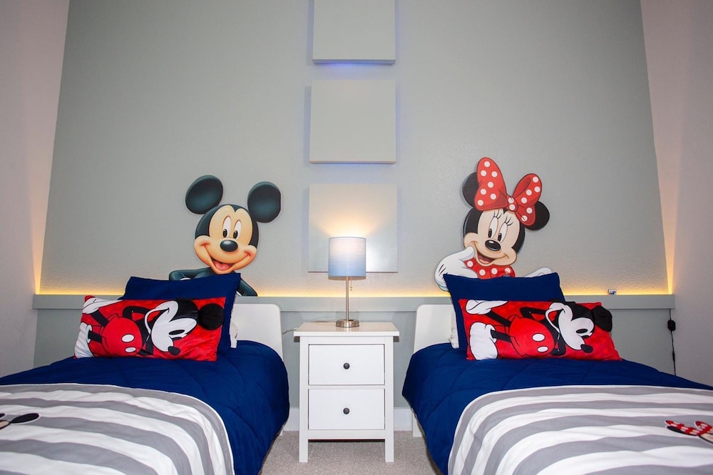 4 BR 4 BA Villa 5min Disneyworld 1804ft Gym, Foto 26
