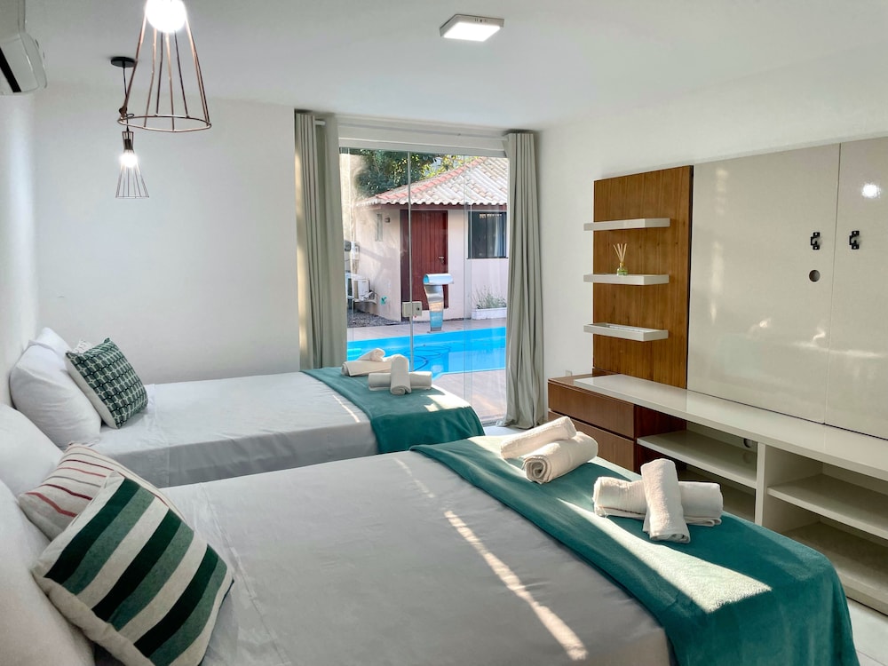 Comfort Quadruple Room, Pool View
