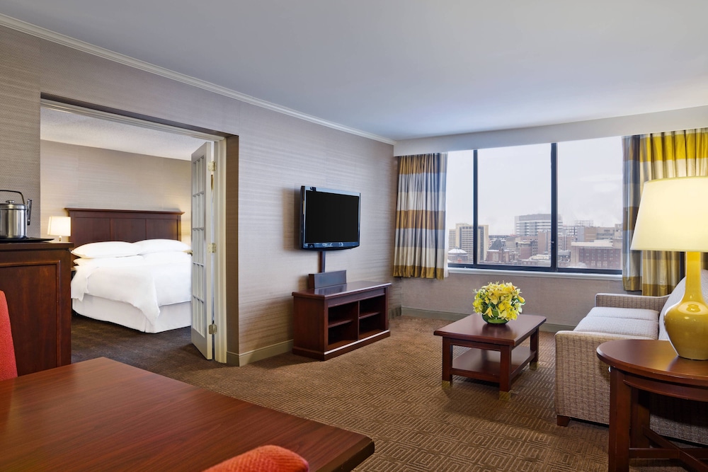 Suite, 1 King Bed with Sofa bed, Corner photo 1