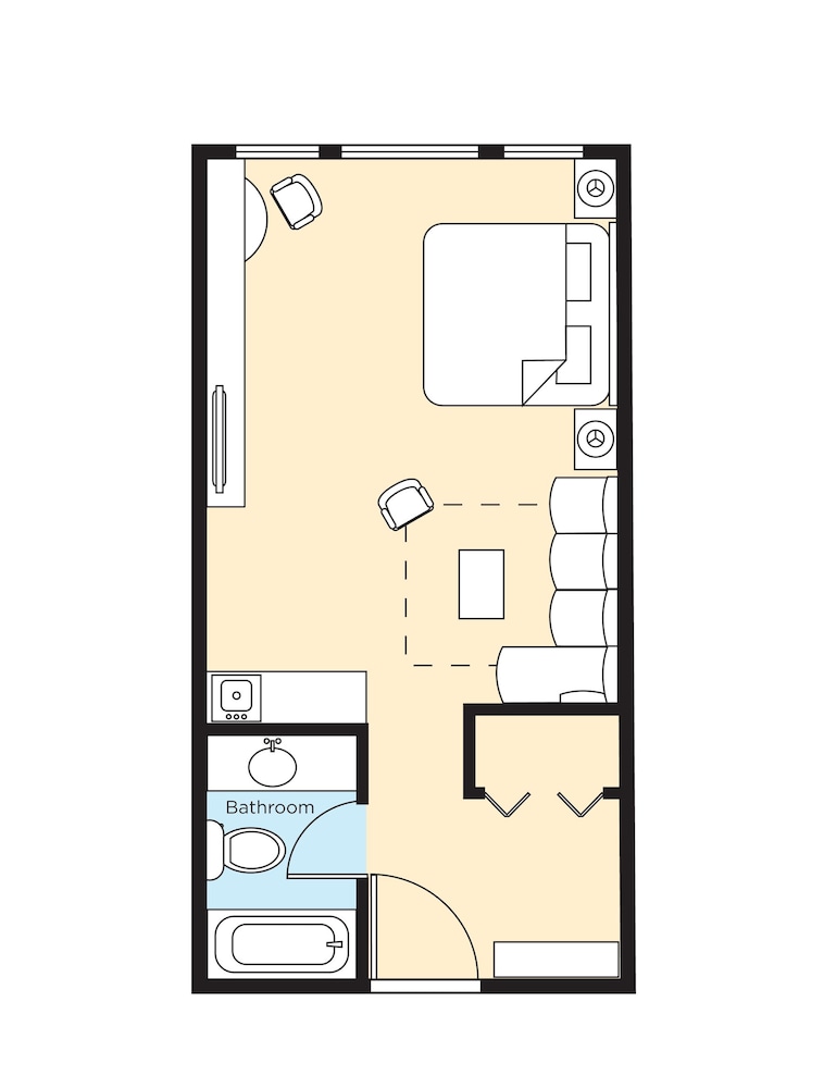 Studio Suite, 1 King Bed with Sofa bed, Kitchenette photo 2