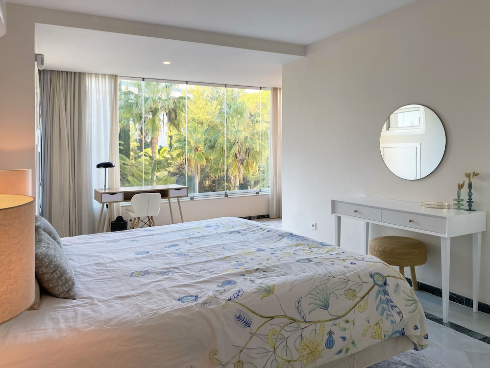 Apartamento, 1 habitación, accesible, vista al jardín