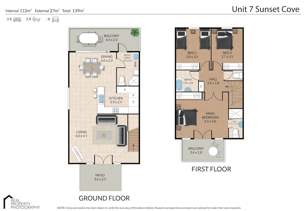 Premium Villa, 3 Bedrooms, Balcony, Pool View