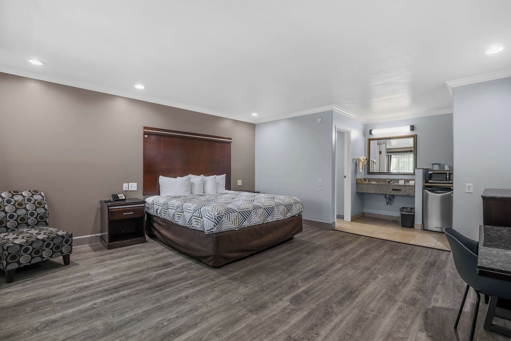 Standard Room, 1 King Bed, Non Smoking, Refrigerator & Microwave - Photo 1