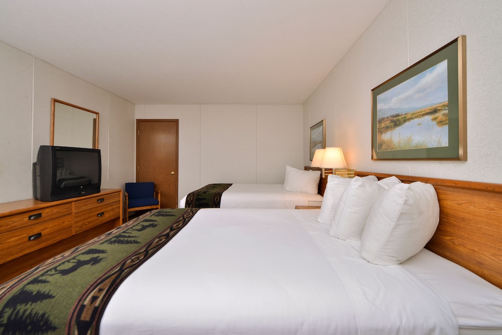Economy Room, 2 Double Beds, Refrigerator & Microwave, Hill View photo 2