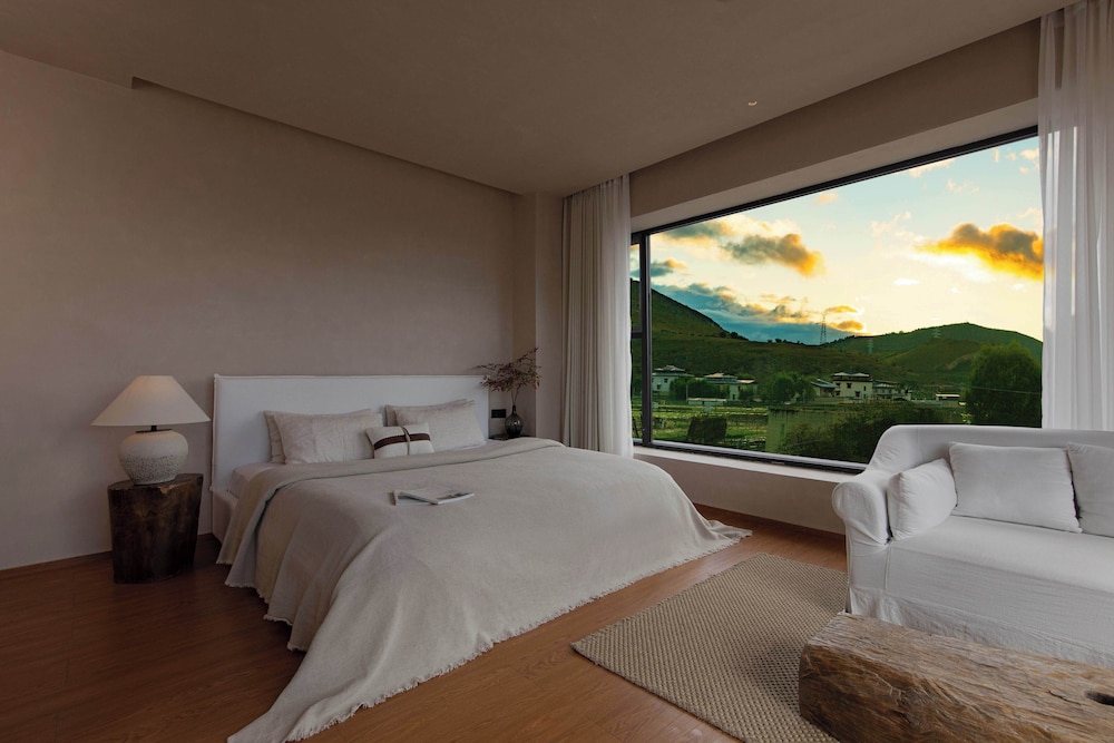 Basic Double Room, Patio, Hill View
