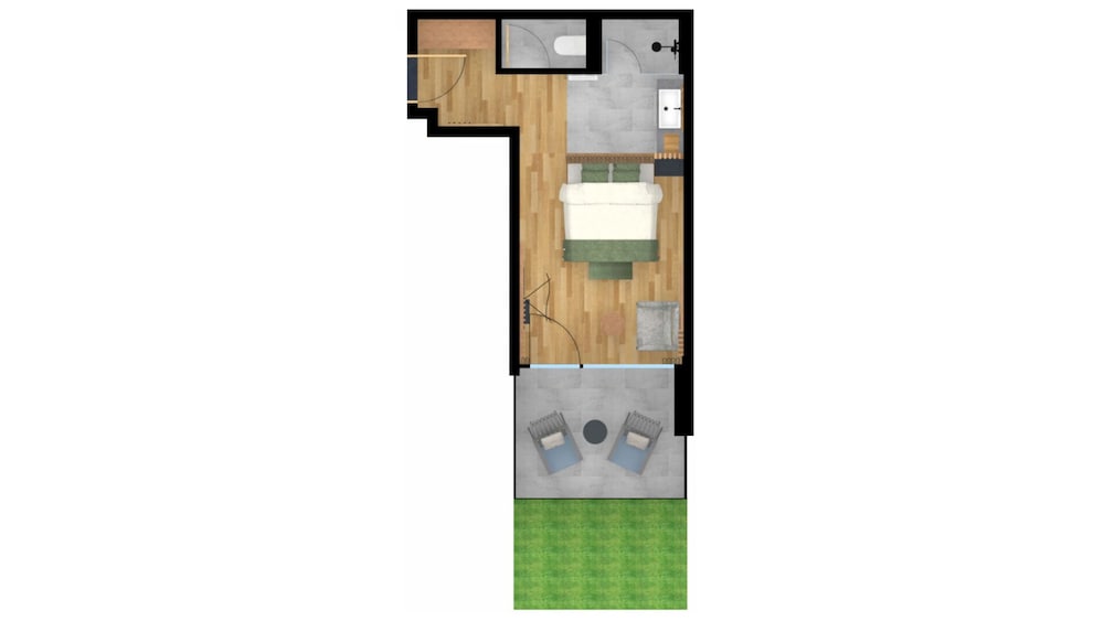 Deluxe Double Room, Pets Allowed, Garden View