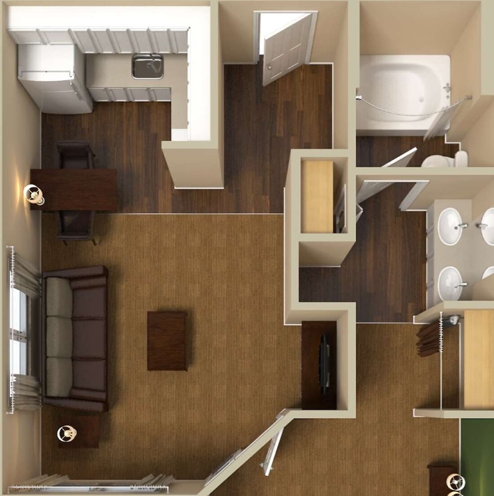 Suite, 1 King Bed with Sofa bed, Non Smoking - Photo 2