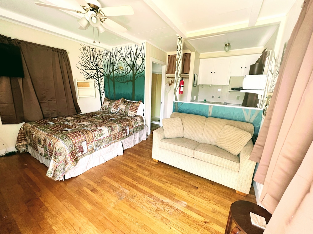 Double Room, 2 Queen Beds, Refrigerator & Microwave, Park View