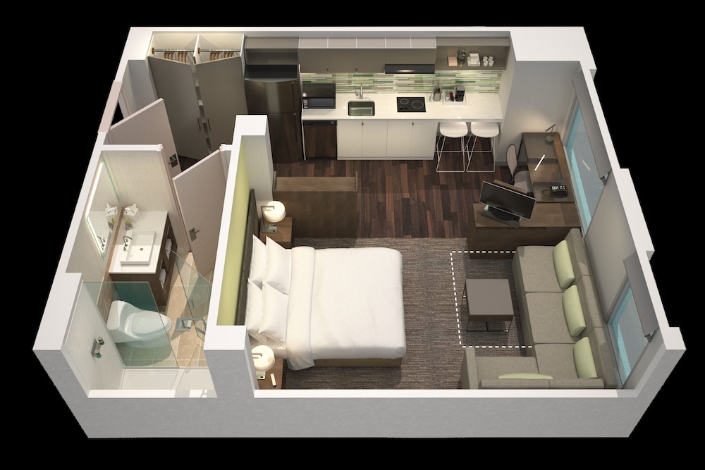 Studio Suite, 1 King Bed with Sofa bed, Kitchen - Photo 10