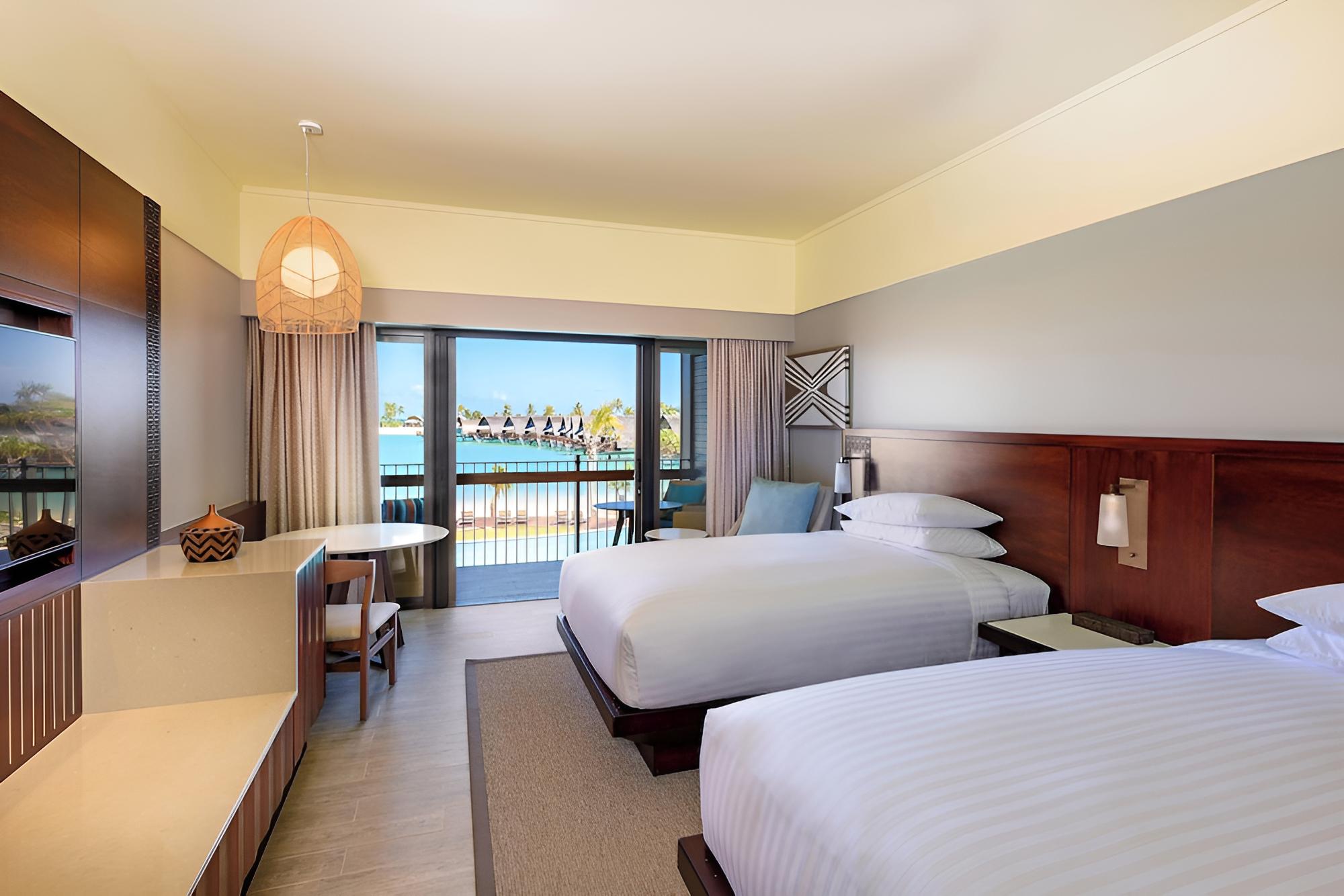 Room, 2 Double Beds, Non Smoking, Lagoon View (Balcony)