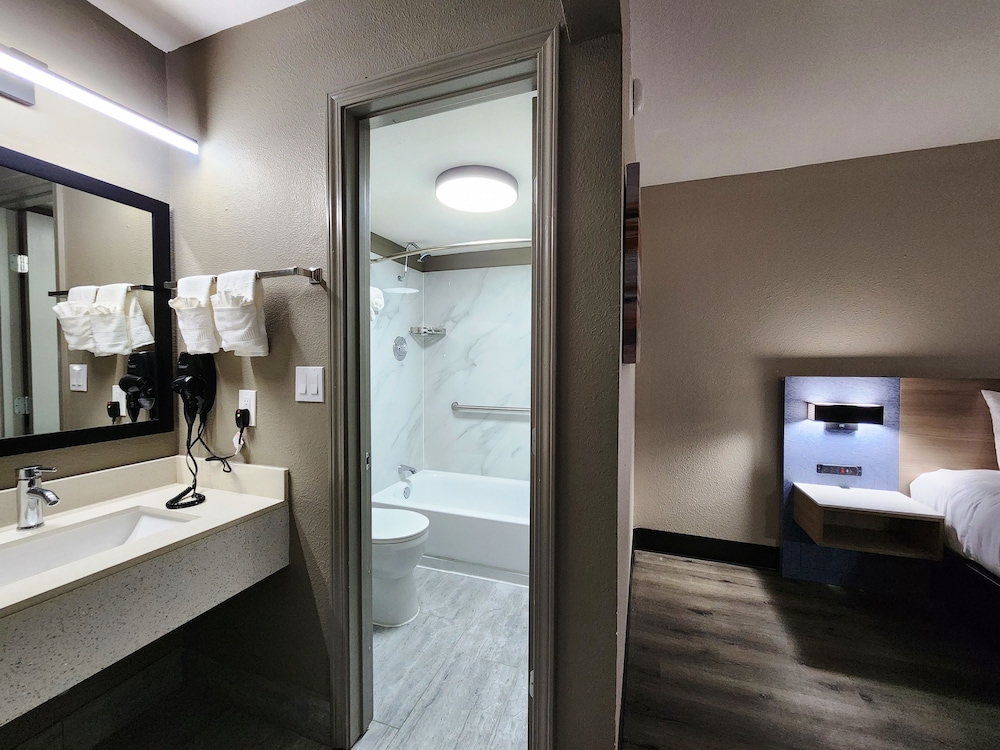 Deluxe Single Room, 1 King Bed, Non Smoking, Refrigerator & Microwave photo 2