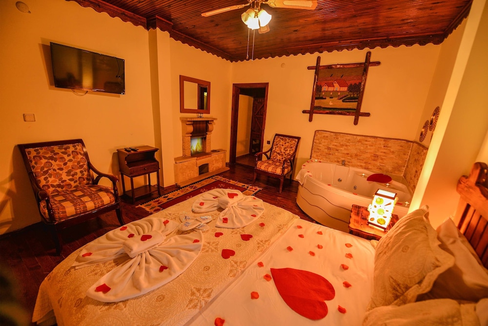 Deluxe Double Room with Spa Bath and Fireplace photo 1