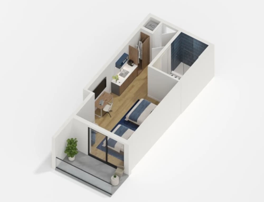 Cityview Studio With Two Beds thumbnail 6