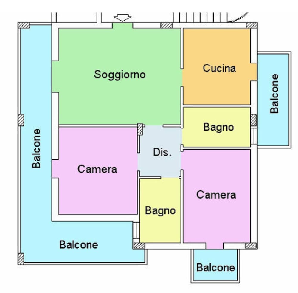 Casa Pandolfi, Huoneisto Sisäisellä Pysäköinnillä ja Ilmastoinnilla, Kuva 11