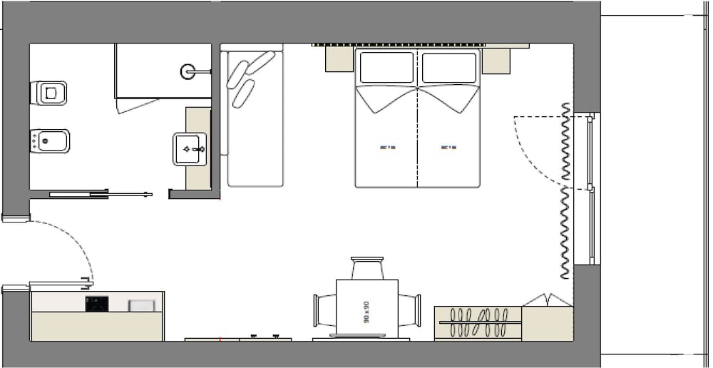 Comfort Studio, 1 Bedroom photo 3