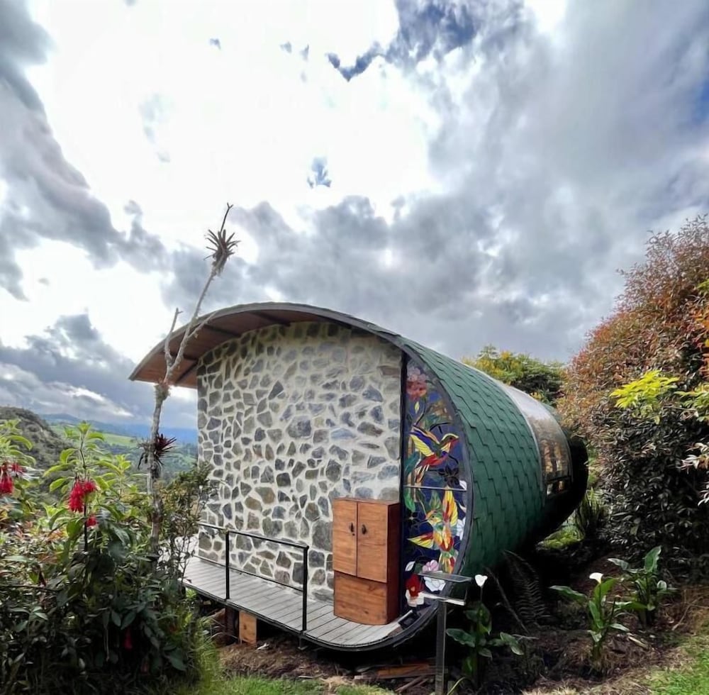 Luxury Cabin, 1 Queen Bed, Mountain View photo 2