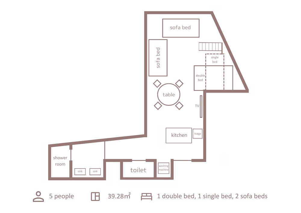 Family Twin Room, 4 Bedrooms, Non Smoking, Kitchenette photo 2