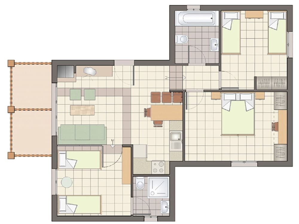 Villa, 3 Bedrooms, Non Smoking, Sea View