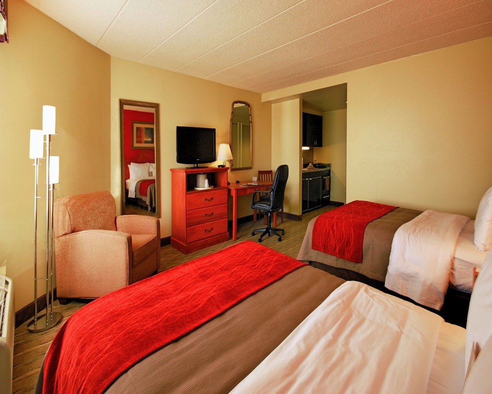 Efficiency Room with 2 Double Beds - Non-Smoking photo 2