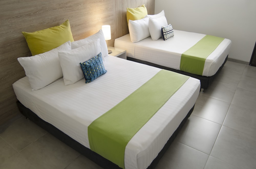 Junior Double Room, 2 Double Beds, Pool View