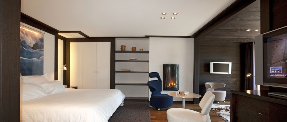 Deluxe Double Room, Fireplace, Mountain View (Mont Blanc)