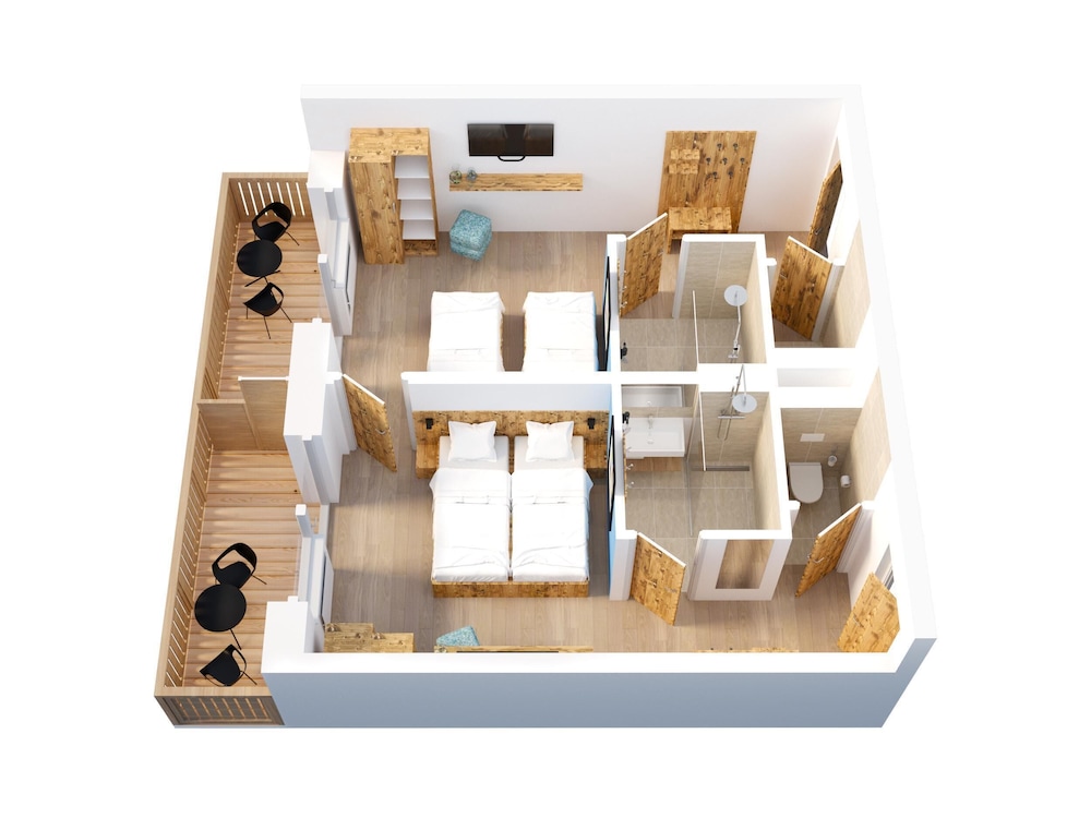 Family Room, 2 Bedrooms, Connecting Rooms, Mountain View photo 3