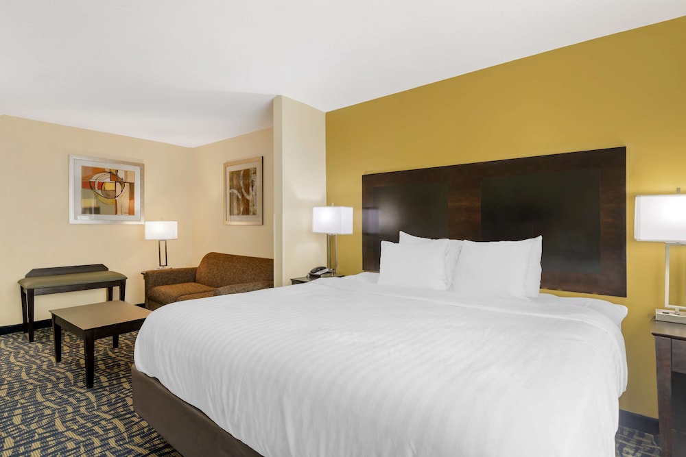 Suite, 1 King Bed, Non Smoking, Refrigerator & Microwave - Photo 4