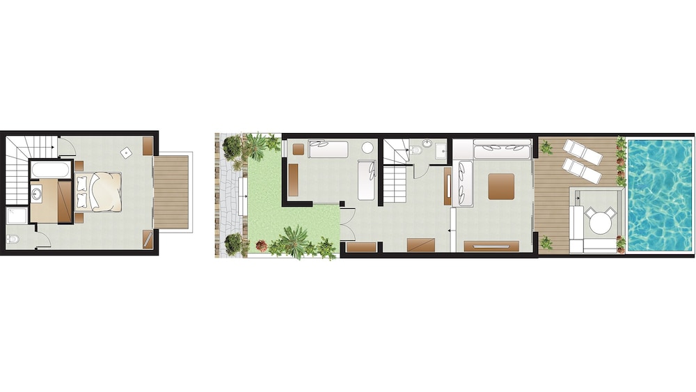 2 Bedroom dream villa with sea view and private pool