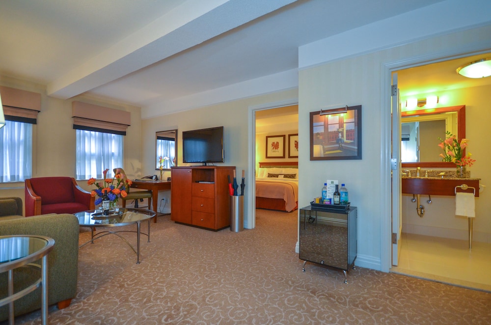 Premier Suite With King Bed - One Full Bath in Bedroom and a Half Bath in Living Room