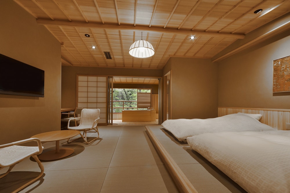 Japanese Western Style Room with Open air bath, Non Smoking photo 1