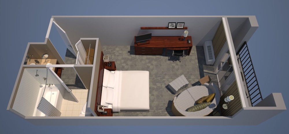 Room, 1 King Bed With Sofa Bed (Mobility/Hearing Accessible, Tub) - Photo 1